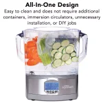 Tribest Sousvant 12 Qt. Sous Vide Stainless Steel Circulator and Slow Cooker thumbnail 2