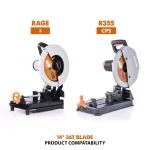 Evolution Power Tools RAGE 14 in. Multipurpose Carbide Circular Saw Blade, 36 Teeth thumbnail 7