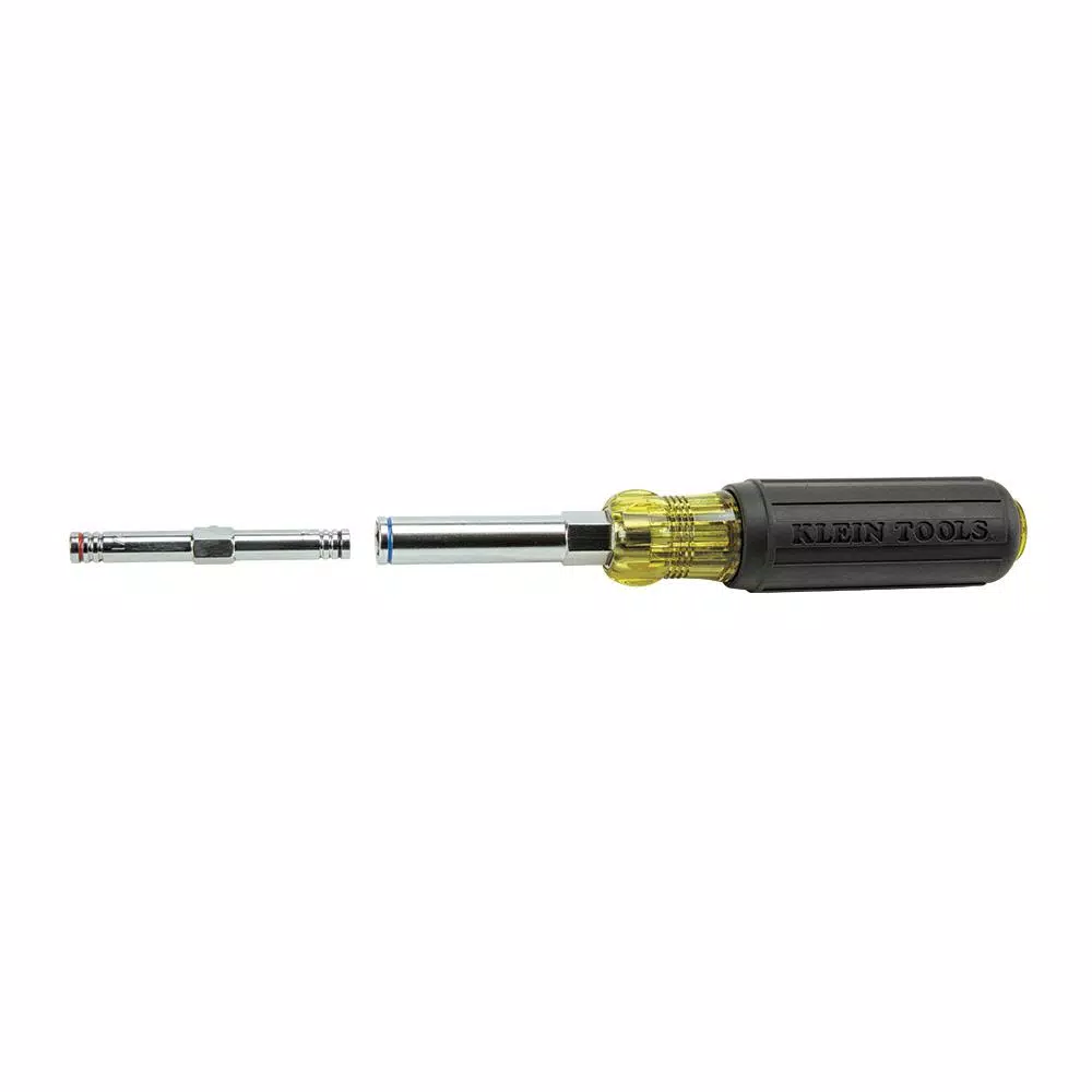 Klein Tools 5-in-1 Heavy Duty Multi-Nut Driver with Interchangeable Sizes and Wrench Assist