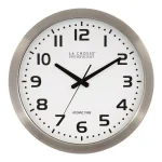 La Crosse Technology WT-3161WH 16 in. Atomic Analog Wall Clock with Brushed Aluminum Frame thumbnail 1