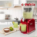 Nostalgia Retro Red 32 oz. Single Speed Slush Drink Blender with Ice Crushing thumbnail 4