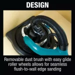 Makita 18V LXT Brushless 9 in. Drywall Sander Kit with Bonus 2-Piece 18V LXT Compact Combo Kit thumbnail 9