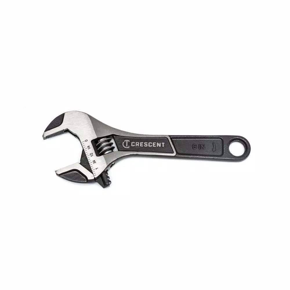 Crescent 4-Piece Adjustable Wrench Set, 6 in. and 10 in. Wide Jaw and Normal Jaw