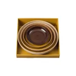 Denby Studio Craft 4-Piece Nesting Bowl Set, Brown Clay Serving Bowls thumbnail 3
