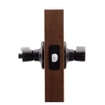 Copper Creek Scandinavian Kash Black Privacy Lever for Bedroom and Bathroom Doors thumbnail 3