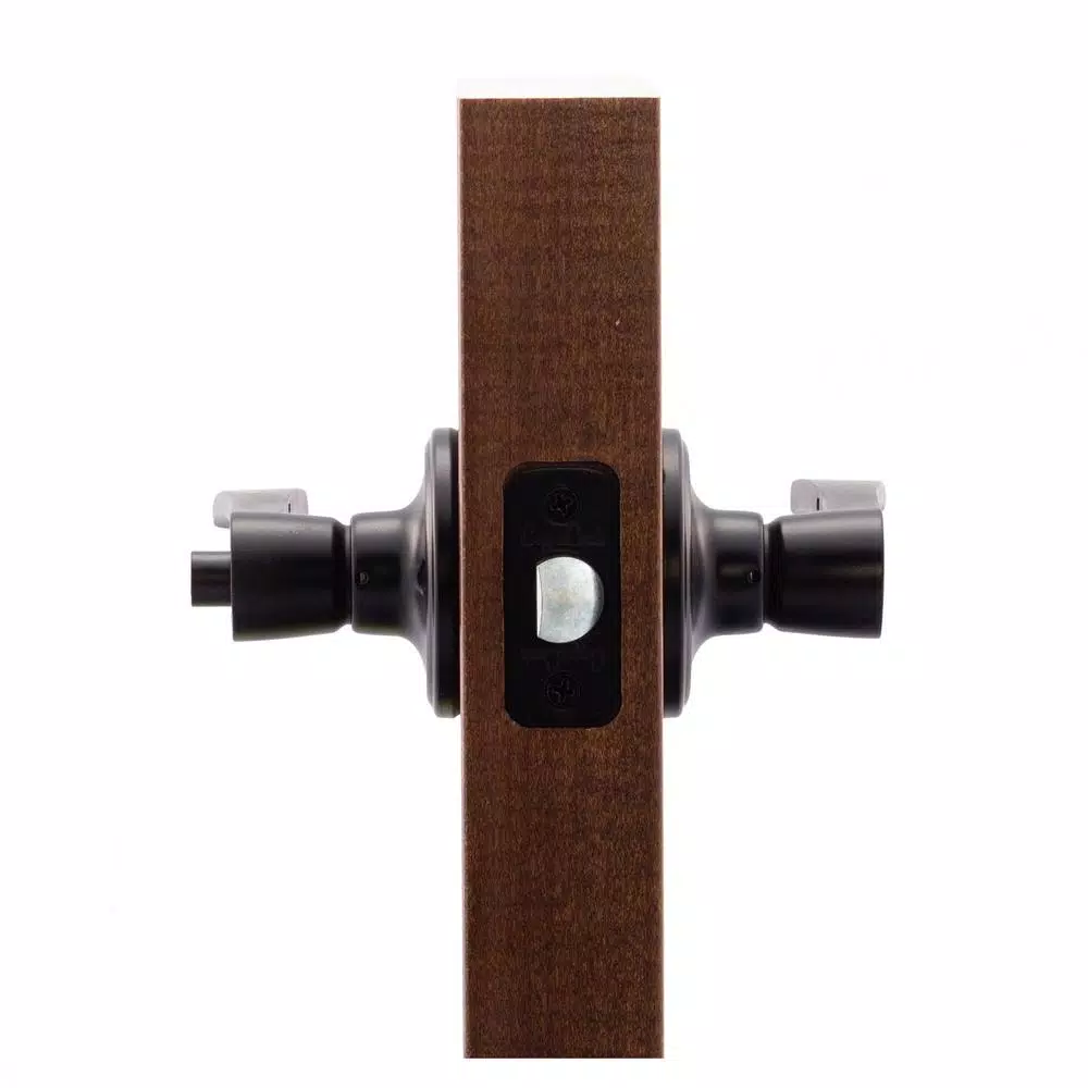 Copper Creek Scandinavian Kash Black Privacy Lever for Bedroom and Bathroom Doors
