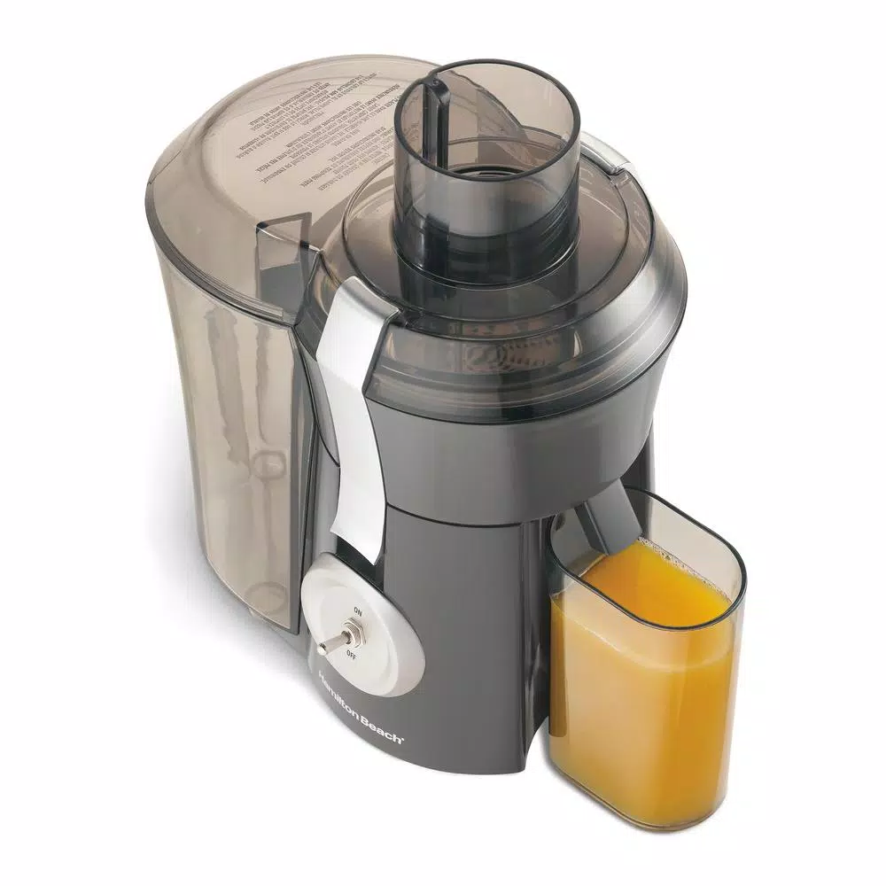 Hamilton Beach Big Mouth Centrifugal Juicer, 825W, 20 oz. Grey