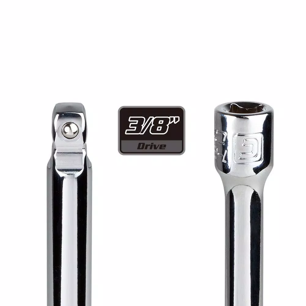 Capri Tools 3/8 in. Drive Wobble Extension Bar Set, 4-Piece