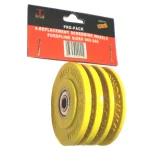 JC Hammer 2 in. Screening Wheels Pro Pack, 4-Pack Replacement Wheels for Spline Sizes 065-260 thumbnail 1