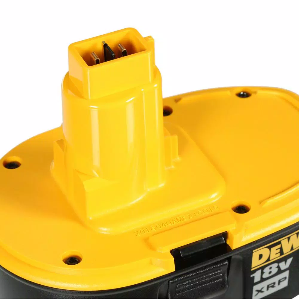 DEWALT 18V XRP Ni-Cd Rechargeable Battery with Security Strap, 2.4 Ah