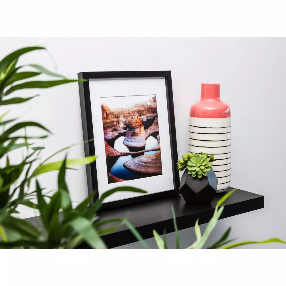 KG Kiera Grace KG Gallery Photo Frame Set, Black, 12 x 15 in. Matted to 8 x 10 in., 6-Pack