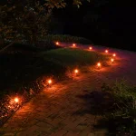 LUMABASE Orange Halloween Pathway Lights, 10-Count C7 Incandescent Bulb Set with 30 ft. Cord thumbnail 2