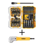 DEWALT MAXFIT 60-Piece Steel Screwdriving Bit Set with Bonus Right Angle Magnetic Attachment thumbnail 1