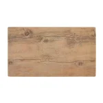 Fortessa ST D&V Melamine Wood Grain Rectangular Serving Tray, 18x10 inch, Brown thumbnail 1
