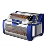 NutriChef 22 Qt Countertop Rotisserie & Grill Oven, 1200W, Blue thumbnail 1