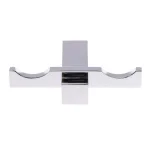 Italia Sorrento Double Robe Hook in Polished Chrome thumbnail 2