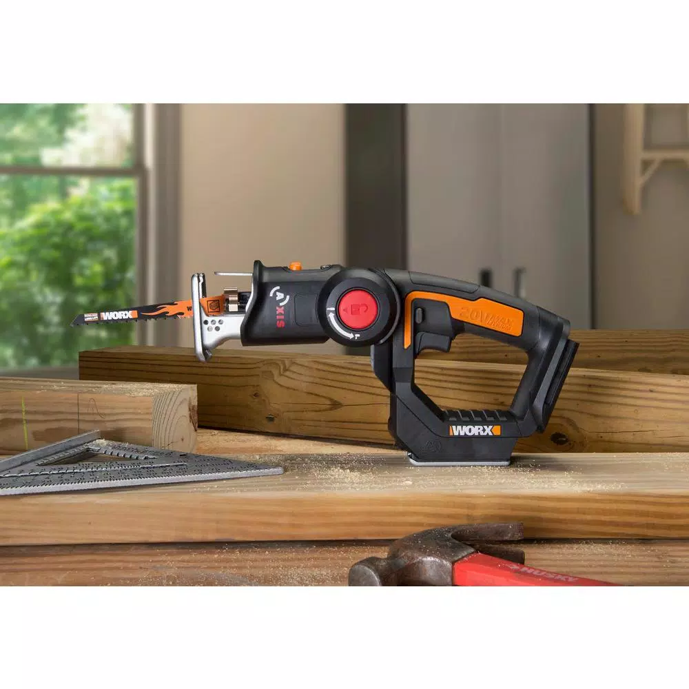 Worx 20V Power Share Axis 2-in-1 Cordless Reciprocating and Jig Saw (Tool Only)
