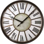 FirsTime 29 in. Roman Oil Rubbed Bronze Wall Clock, Oversized Industrial Style thumbnail 2