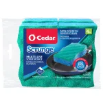 O-Cedar Multi-Use No Scratch Scrunge Scrubber Sponge, 4-Pack thumbnail 1