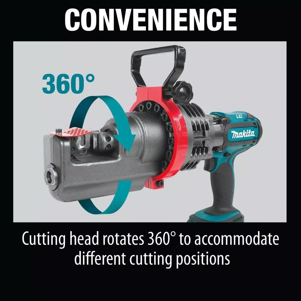 Makita 18V LXT Cordless Rebar Cutter Kit with 5.0Ah Battery and Charger