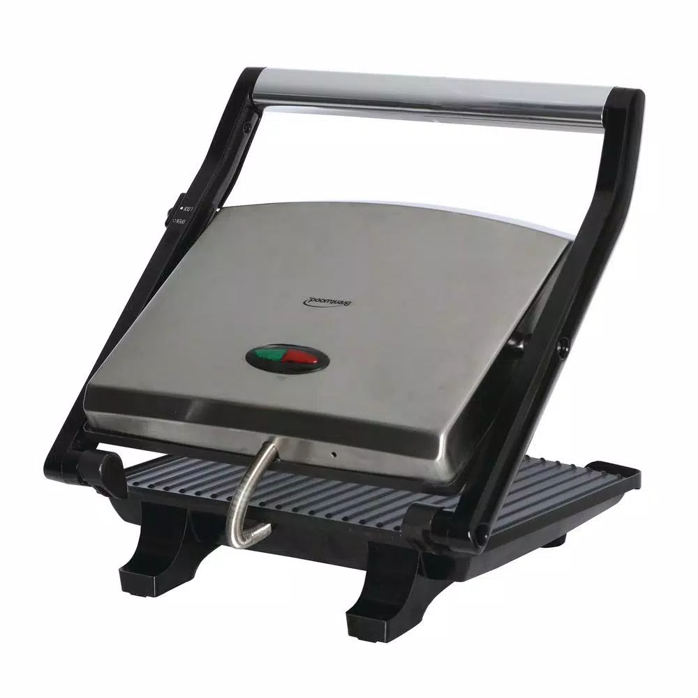 Brentwood Appliances TS-651 1000W Metallic Panini Press and Sandwich Maker