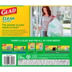 Glad 13 Gallon Tall Kitchen Clear Drawstring Recycling Bags, 45 Count thumbnail 8
