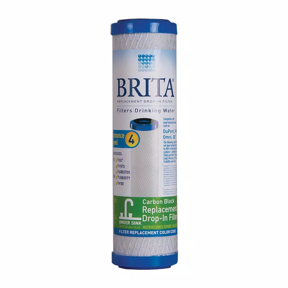 Brita Universal Best Under Sink Carbon Block Replacement Water Filter