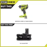 RYOBI 18V ONE+ Brushless 3-Speed 1/4 in. Hex Impact Driver Kit with 4.0 Ah Battery thumbnail 2