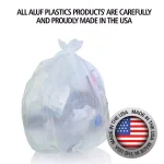 Unbranded Clear Source Reduction SCR Trash Bags, 20-30 Gallon, Clear, 500 Count thumbnail 6