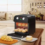 Costway 12.7 Qt. Black Air Fryer Oven with Rotisserie, 1600W Multi-Function Cooker thumbnail 4