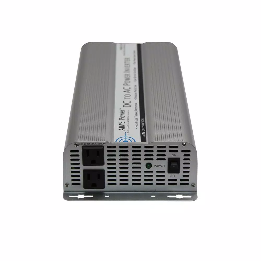 AIMS Power 2500-Watt Modified Sine Wave Power Inverter, 12V DC to 120V AC