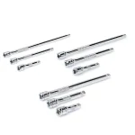 Husky 9-Piece Wobble Extension Set, Alloy Steel Socket Extenders thumbnail 1