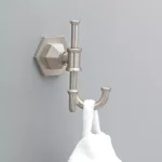 Delta Grandover Towel Hook in SpotShield Brushed Nickel thumbnail 2