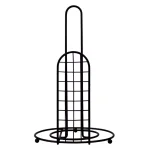 Unbranded Grid Collection Black Steel Free Standing Paper Towel Holder thumbnail 2