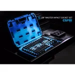 Capri Tools 48-Piece 3/8 in. Drive SAE/Metric Master Impact Socket Set with Adapters and Extensions thumbnail 7