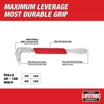 Milwaukee 9 in. Finish Nail Puller with Dimpler and SMOOTHPULL Head Geometry thumbnail 2