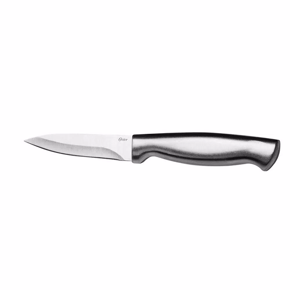 Oster Baldwyn 14-Piece Stainless Steel Knife Set with Hardwood Block