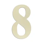 Jeff McWilliams Designs 18 in. Oversized Unfinished Wood Number 8 - Industrial Style Wall Decor thumbnail 1