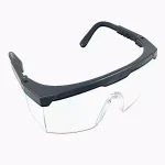 Unbranded Instapark SG-20 General Purpose Safety Protective Goggles, Clear Lens, Black Frame (12-Pack) thumbnail 2