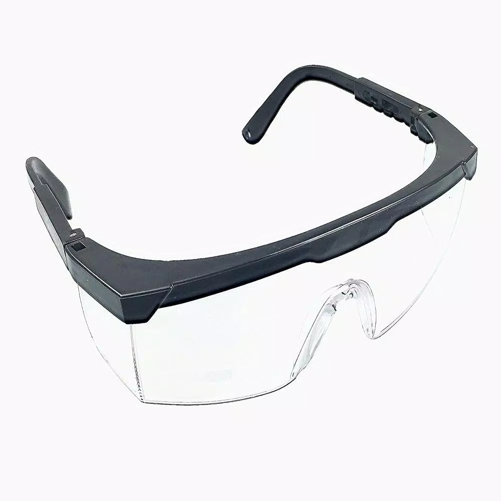 Unbranded Instapark SG-20 General Purpose Safety Protective Goggles, Clear Lens, Black Frame (12-Pack)
