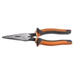 Klein Tools 8 in. Insulated Long Nose Side-Cutting Pliers, 1000V VDE Certified thumbnail 1