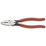 Klein Tools 9 in. Heavy Duty High Leverage Lineman's Side Cutting Pliers thumbnail 1