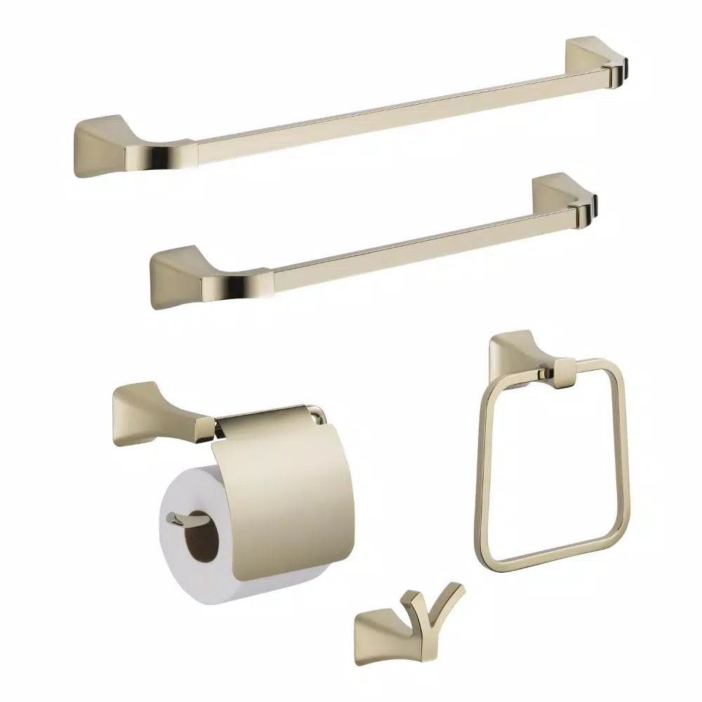 Delta Tesla Polished Nickel Hand Towel Ring