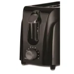 Brentwood 2-Slice Black Toaster with Cool-Touch Exterior and Wide Slots thumbnail 5