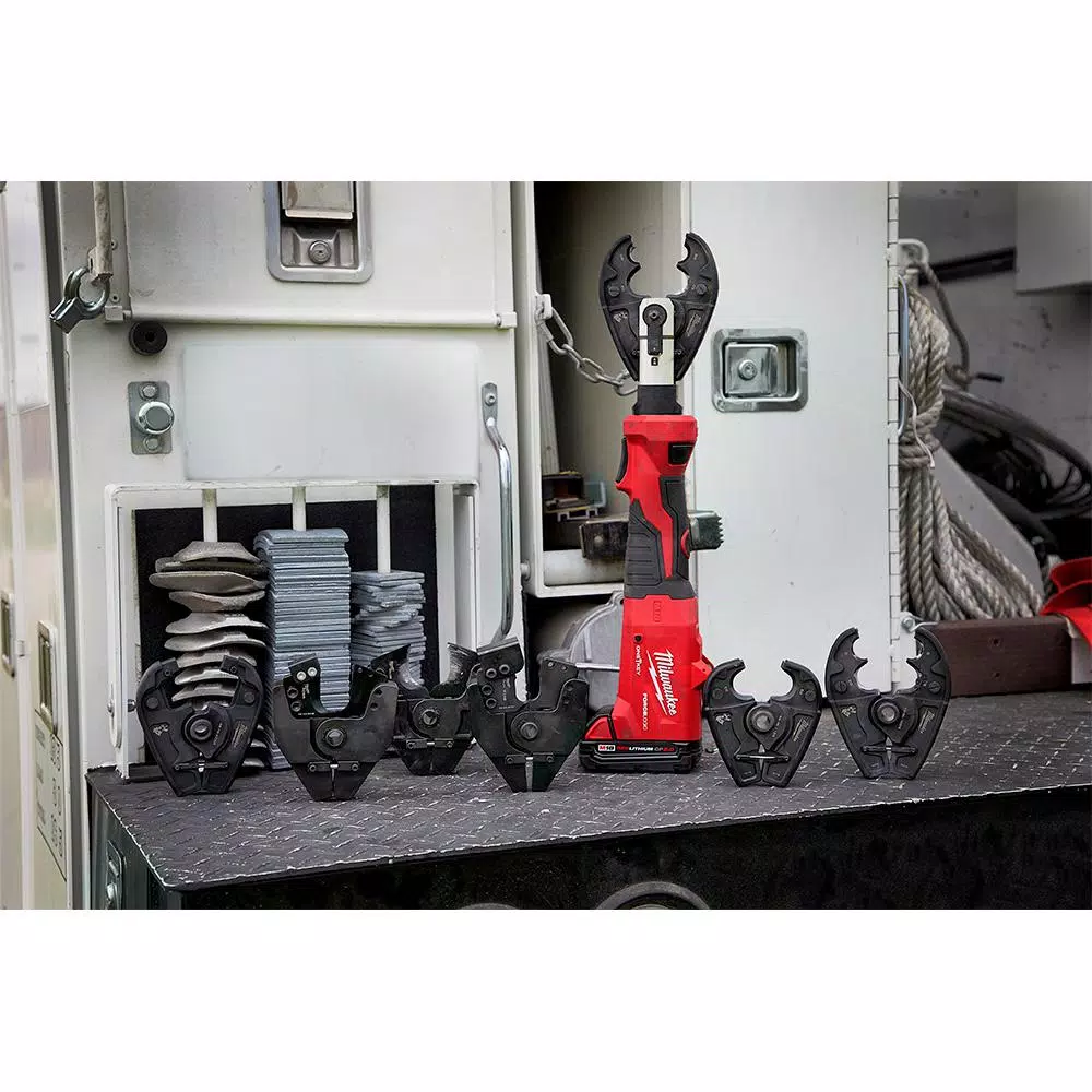 Milwaukee M18 FORCE LOGIC 6-Ton Cordless Utility Crimping Kit with BG-D3 Jaw
