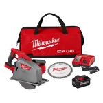 Milwaukee M18 FUEL 8 in. Metal Cutting Circular Saw Kit with 8.0 Ah Battery and Rapid Charger thumbnail 1