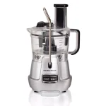 Hamilton Beach Stack & Snap 8-Cup 3-Speed Food Processor with Built-in Scraper, Silver thumbnail 1