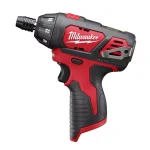 Milwaukee 2401-20 M12 12V Lithium-Ion Cordless 1/4 in. Hex Screwdriver (Tool-Only) thumbnail 2