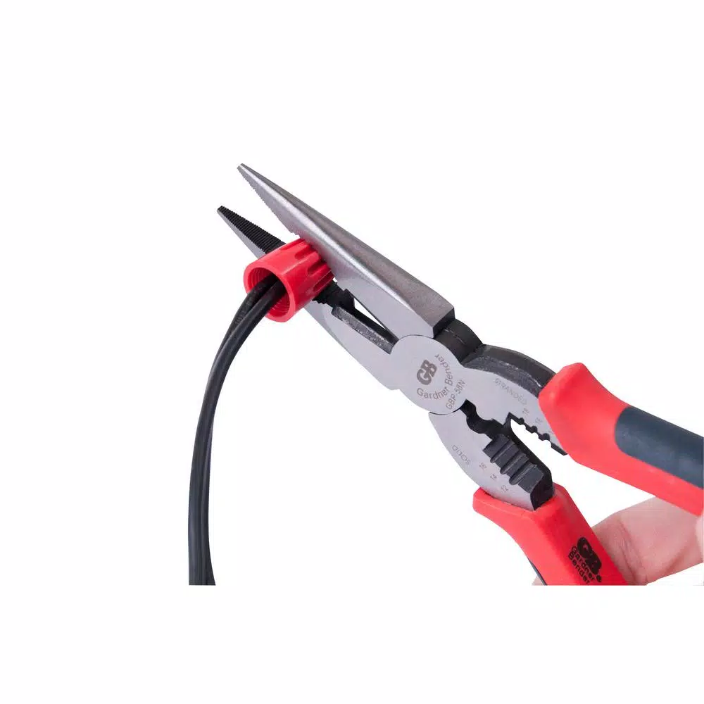 Gardner Bender ArmorEDGE 8 in. Long Nose Pliers - 5-in-1 Multi-Function Tool