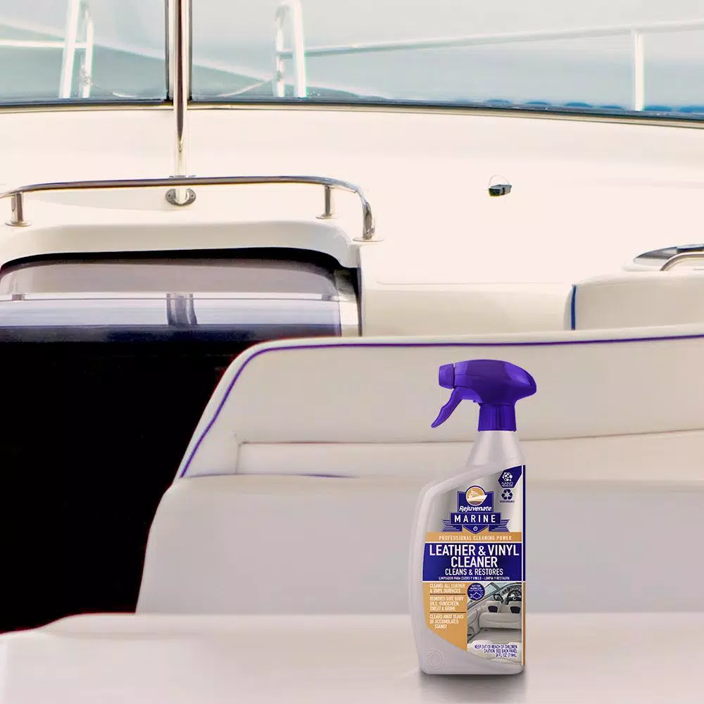 Rejuvenate Marine 24 oz. Leather and Vinyl Cleaner with Nano Technology